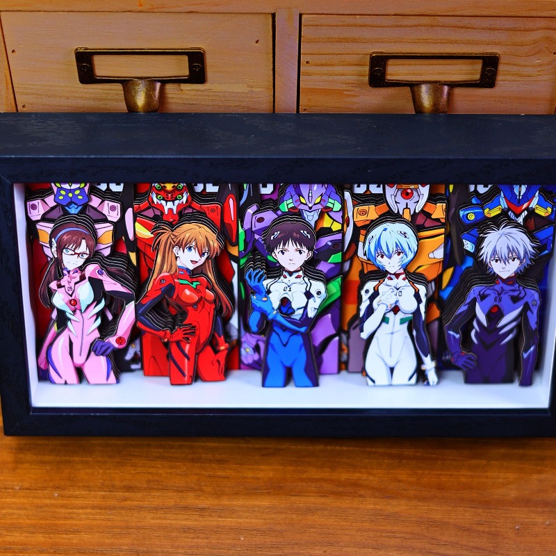 Creative EVA 3D Paper Painting - Evangelion Anime Merchandise ulasan dan harga