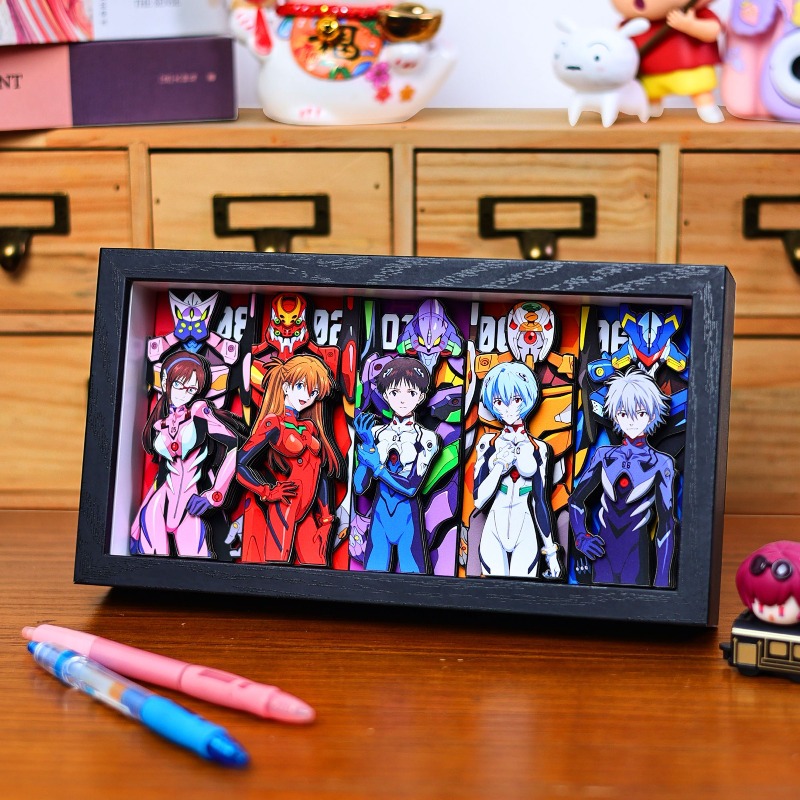 Creative EVA 3D Paper Painting - Evangelion Anime Merchandise ulasan dan harga