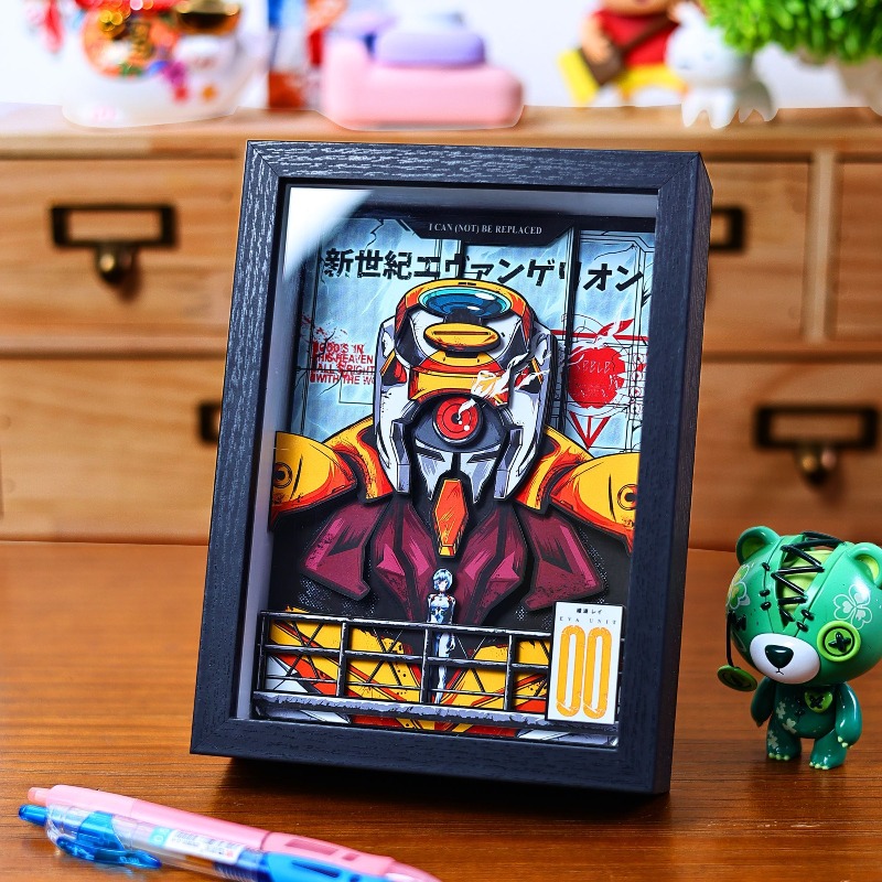 Creative EVA 3D Paper Painting - Evangelion Anime Merchandise ulasan dan harga
