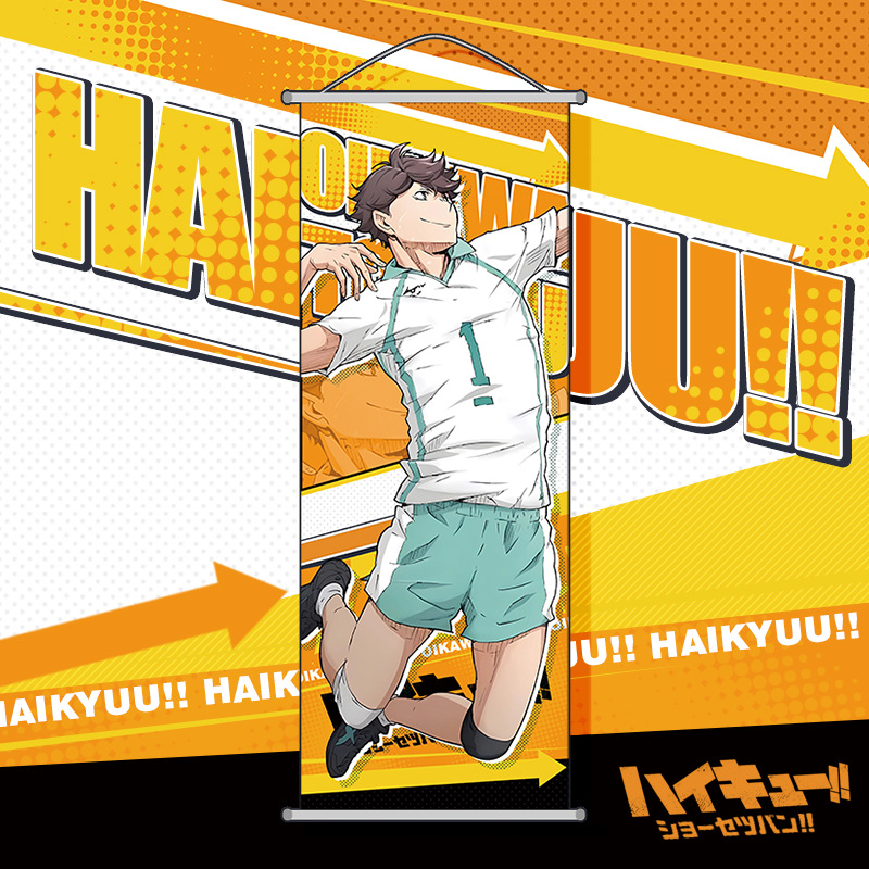 Haikyuu!! Wall Scroll Cartoon  - Anime Merchandise Haikyuu ulasan dan harga