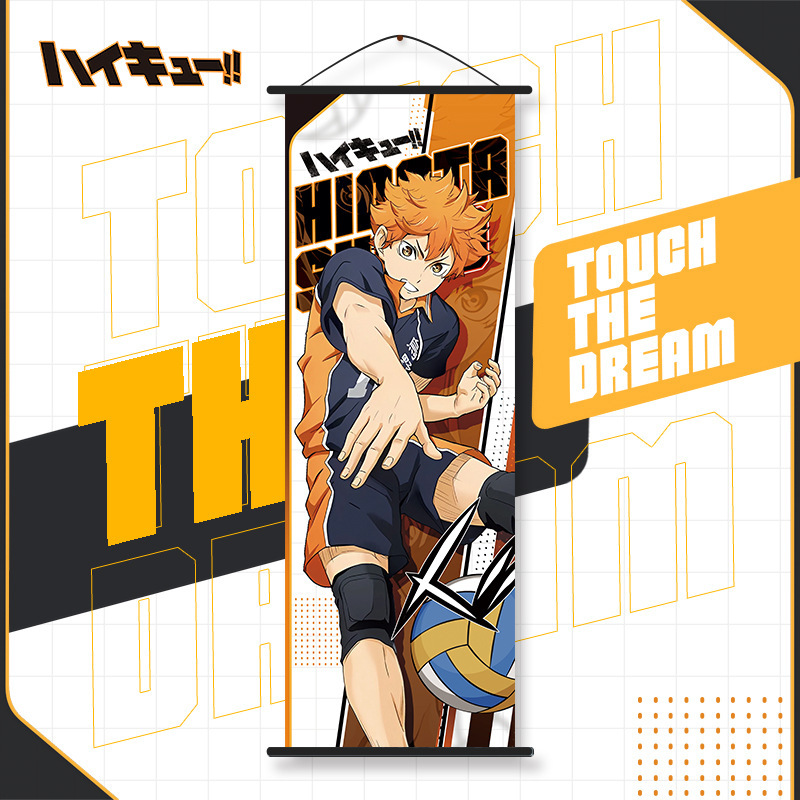 Haikyuu!! Wall Scroll Long Pos - Anime Merchandise Haikyuu ulasan dan harga
