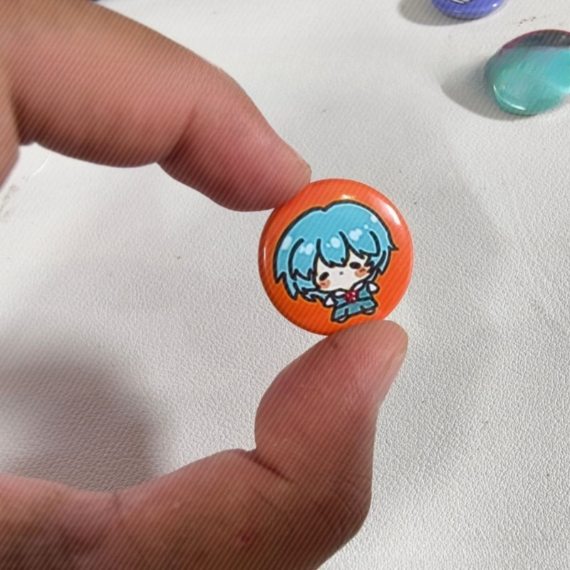 5pcs Neon Cute Genesis Classic - Evangelion Anime Merchandise ulasan dan harga