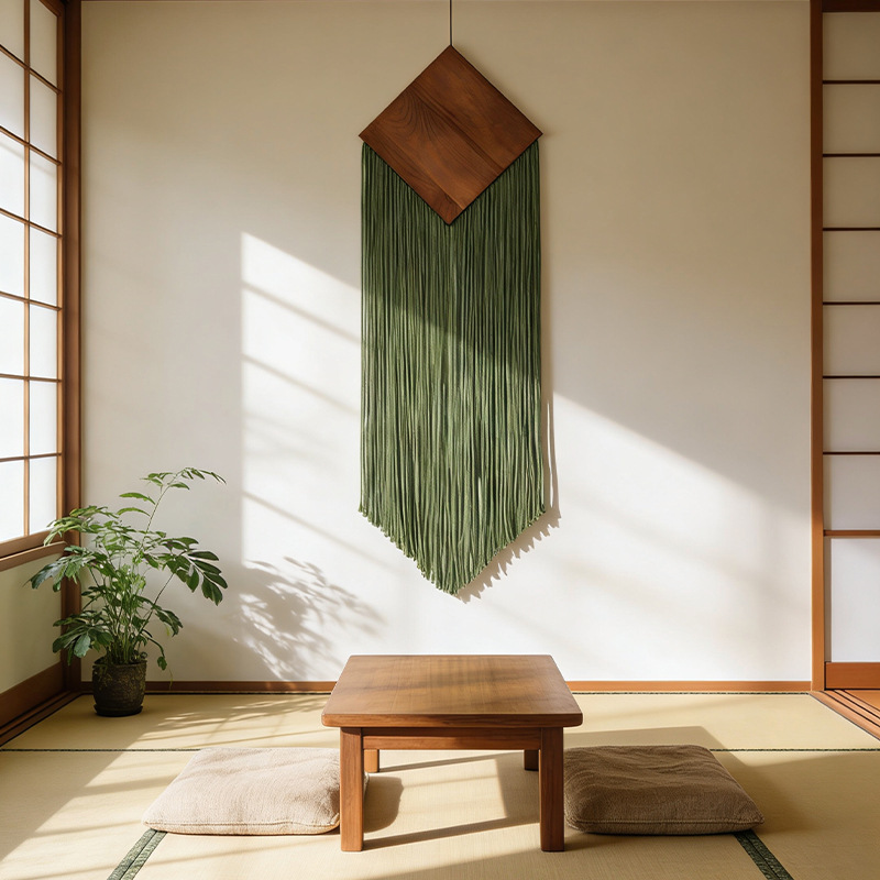 Bohemian Cotton Rope Woven Tap - Wall Scroll Tapestry ulasan dan harga