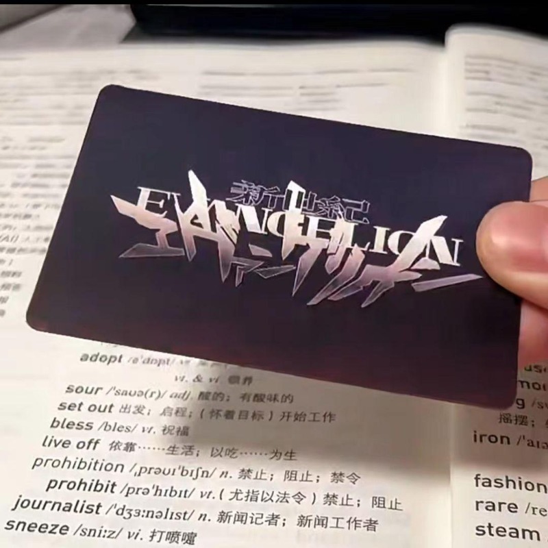 Creative EVA Card Shinji Rei A - Evangelion Anime Merchandise ulasan dan harga
