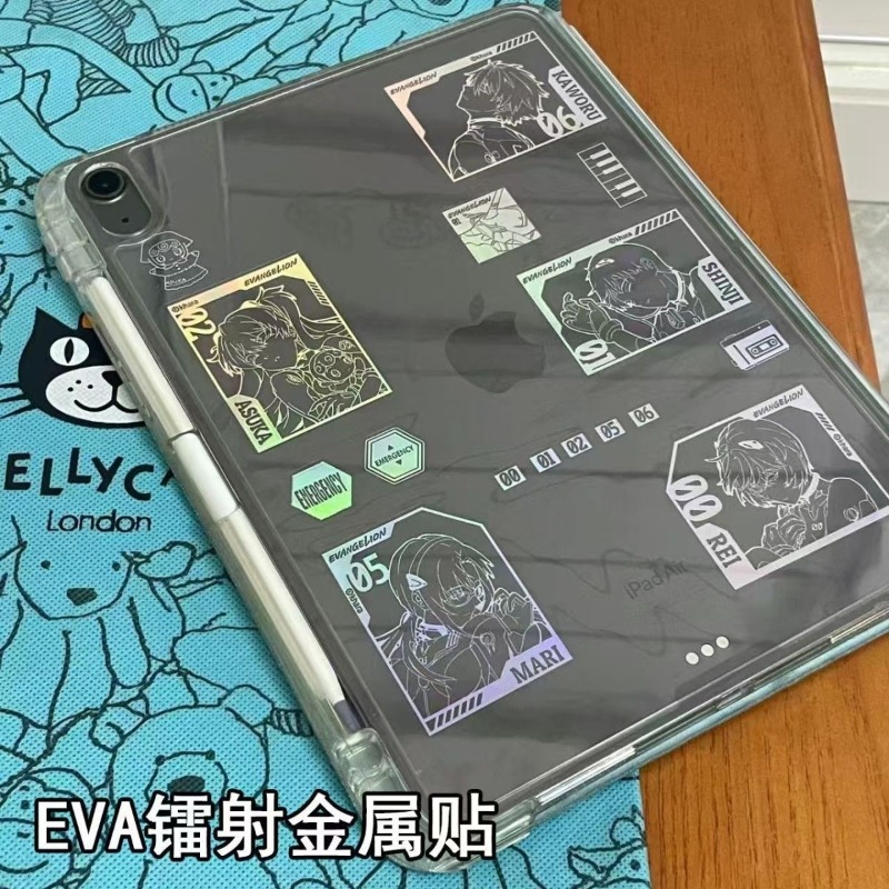 EVA Laser Sticker Shinji Rei A - Evangelion Anime Merchandise ulasan dan harga